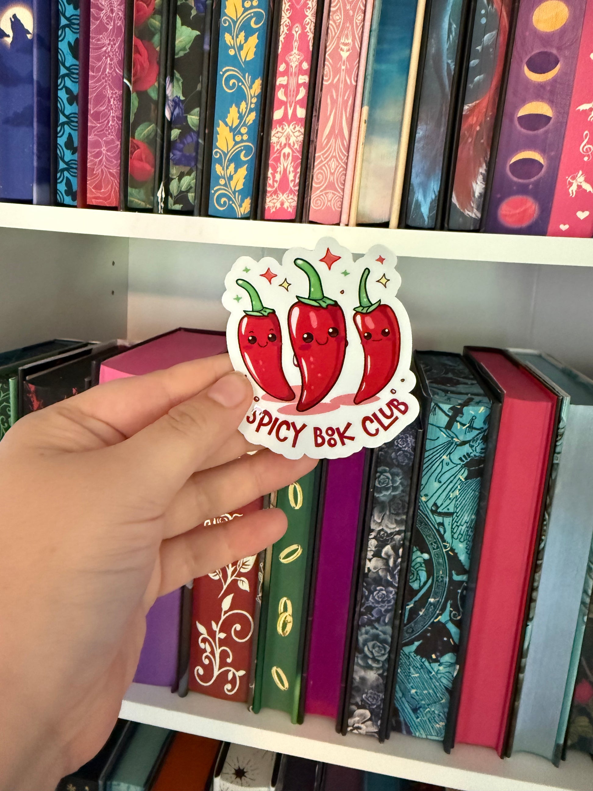 spicy book club sticker