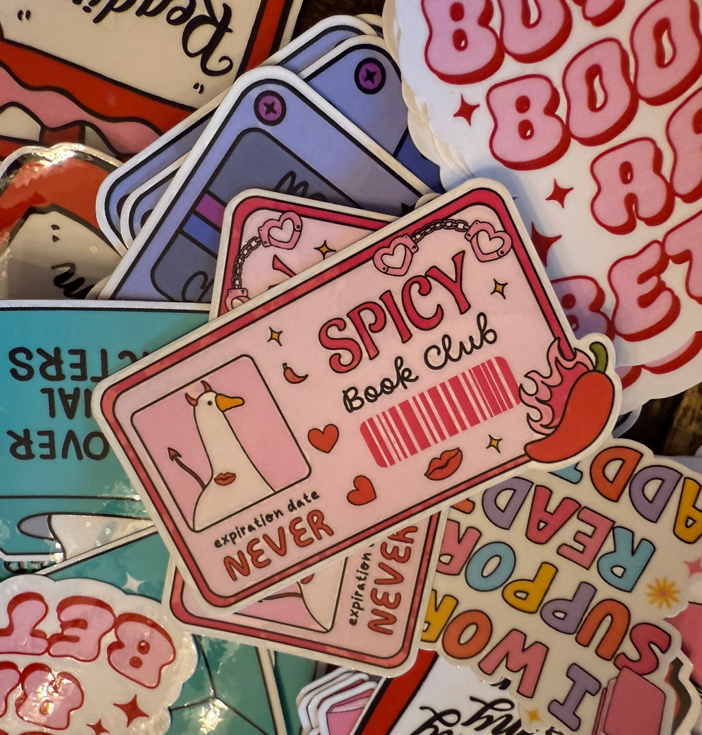 Silly Goose Book Club Card Sticker