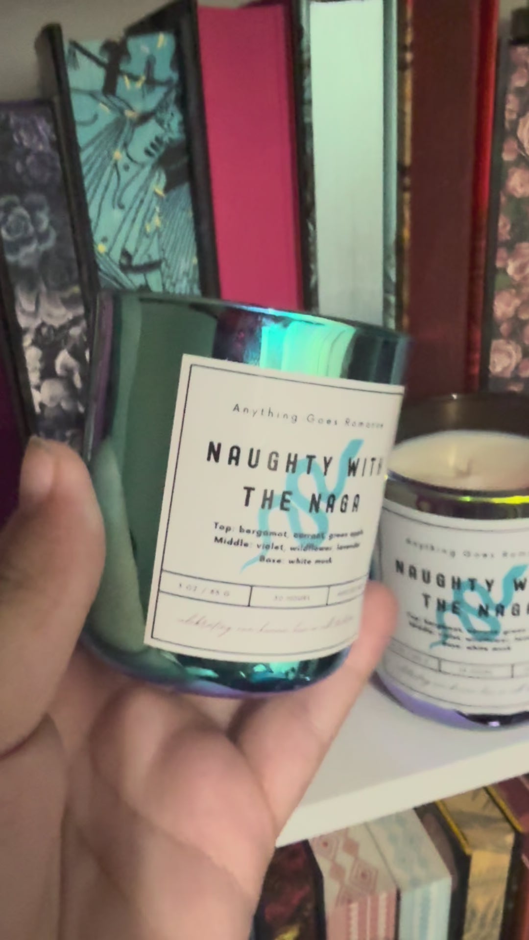 Naughty with the Naga Soy Wax Candle: An Anything Goes Romance Exclusive